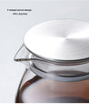 High Borosilicate Glass Tea Pot with stainless filter and lid 300ml / 500ml