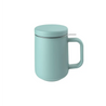 Porcelain Tea Mug with Infuser and Lid - Turquoise - Teaware