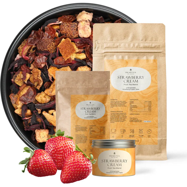 Strawberry-Cream (Fruit Tea) - Prime Tea